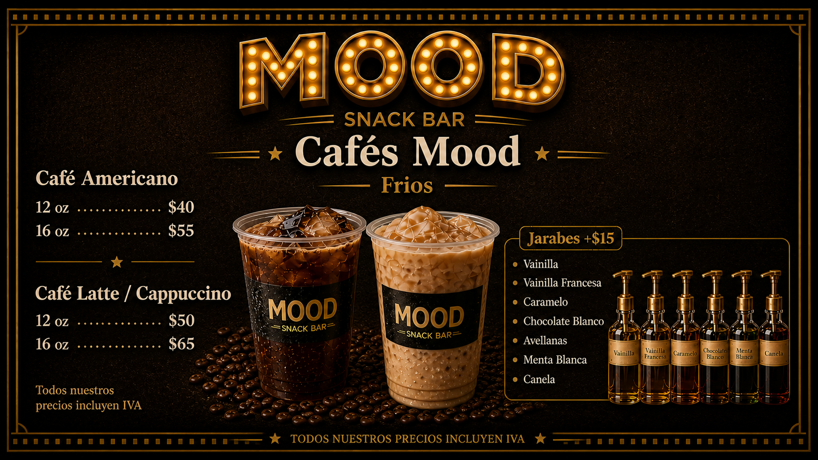 Cafés Fríos
